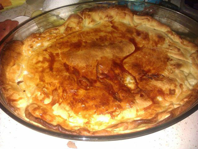 Pastel de pollo