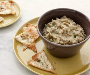 Dip de berenjena y queso