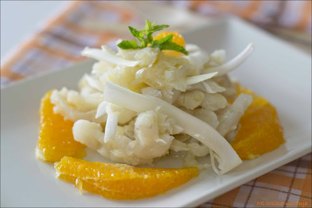 Ensalada de bacalao y naranja