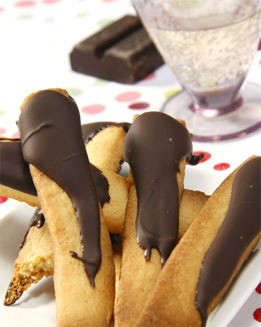 Galletas con chocolate