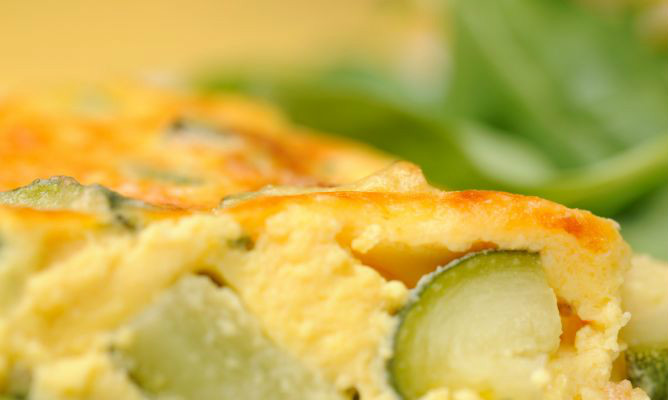 Calabacines con salsa de yogur