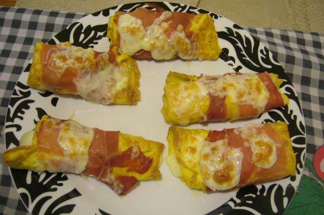 tortillas rellenas gratinadas