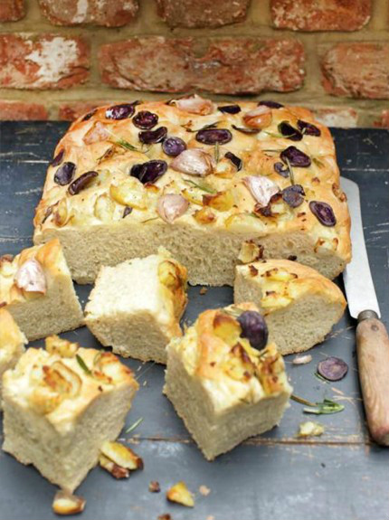 Focaccia de patata y romero de Jamie Oliver